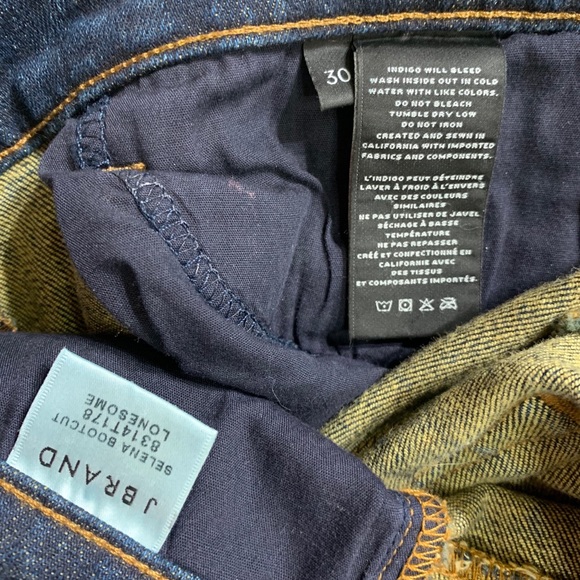 SOLD-J Brand Selena Skinny Fit Crop Bootcut Jeans - Picture 5 of 8